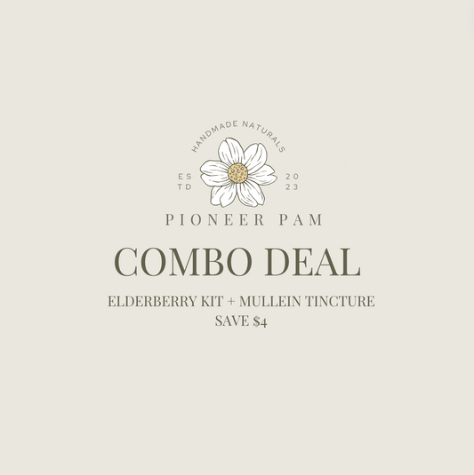 COMBO DEAL: Mullein + Elderberry Kit