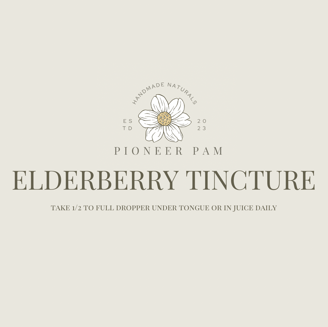 Elderberry Tincture