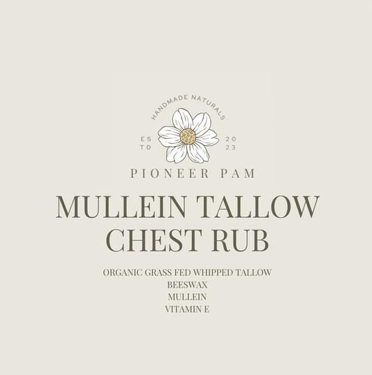 Mullein Tallow Chest Rub