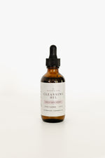 Amber dropper bottle of Pioneer Pam Cleansing Oil facial cleanser