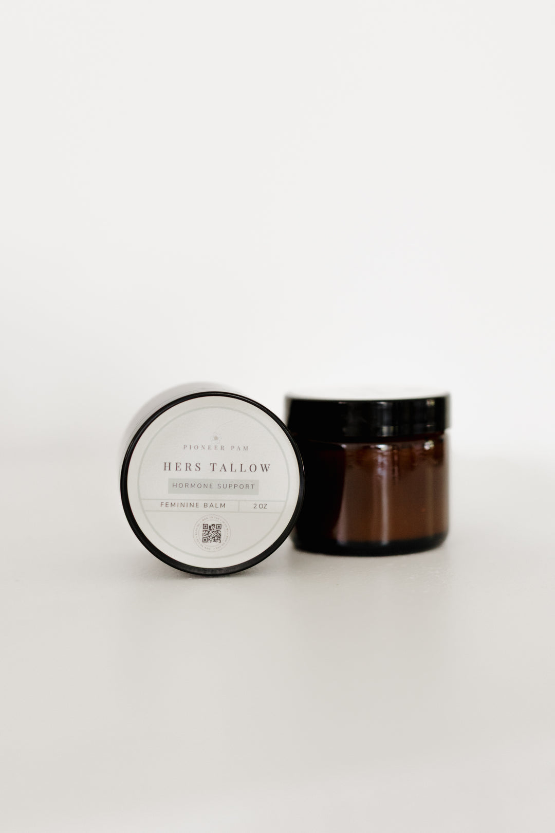 Pioneer Pam HERS Tallow jar, wild yam root balm for PMS and menopause support, 2 oz