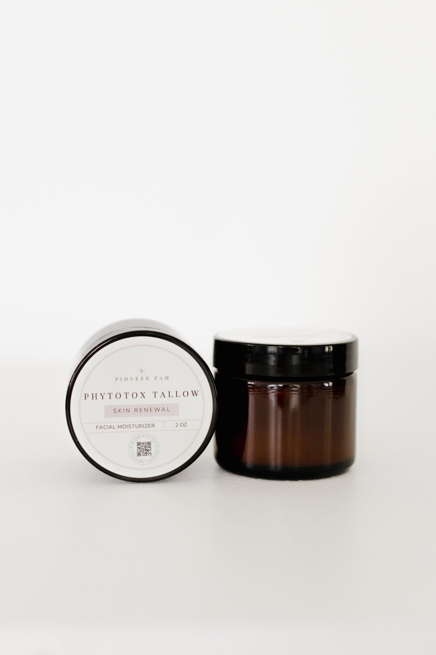 Two jars of Phytotox Tallow anti-aging facial moisturizer by Pioneer Pam
