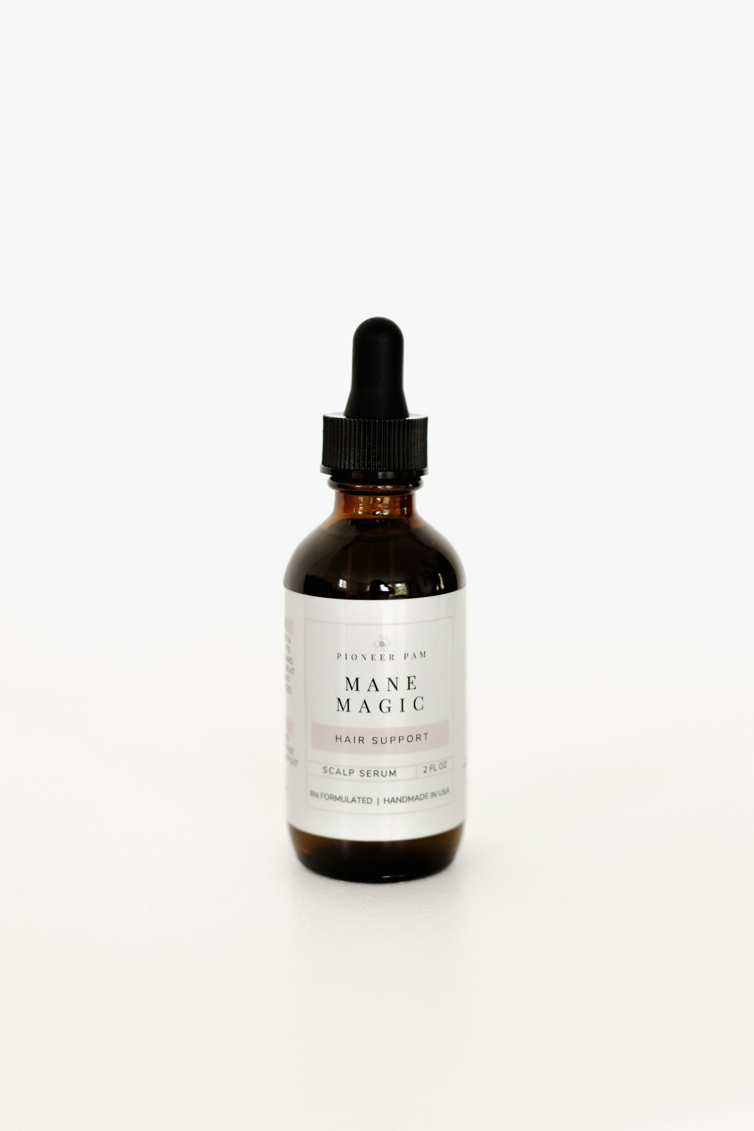 Pioneer Pam Mane Magic bottle with dropper, hair growth and scalp oil, 2 fl oz