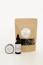Immunity combo bundle with elderberry syrup kit, mullein tincture, and mullein tallow salve